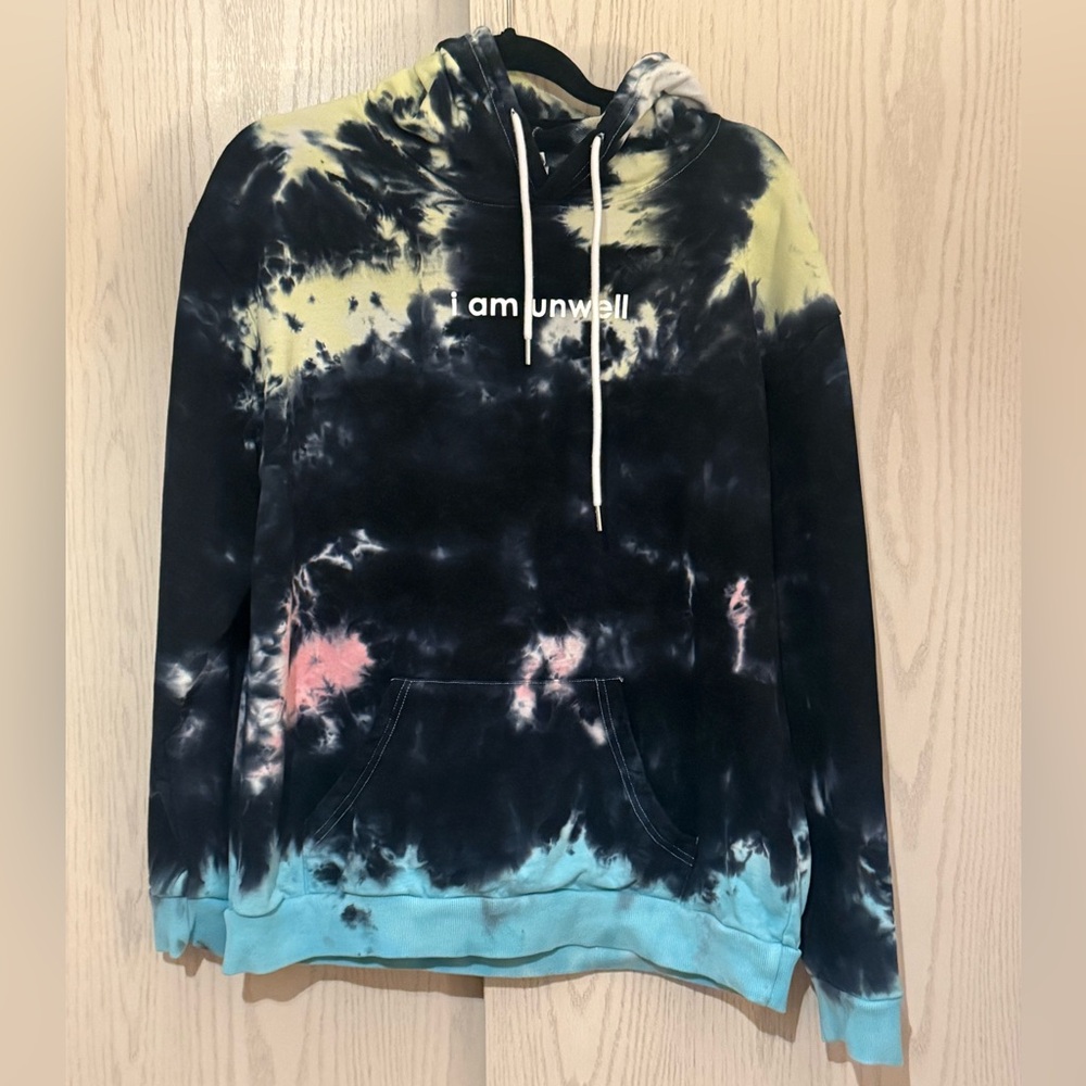 Call Her Daddy I Am Unwell Tie-Die Hoodie Barstool Size XL